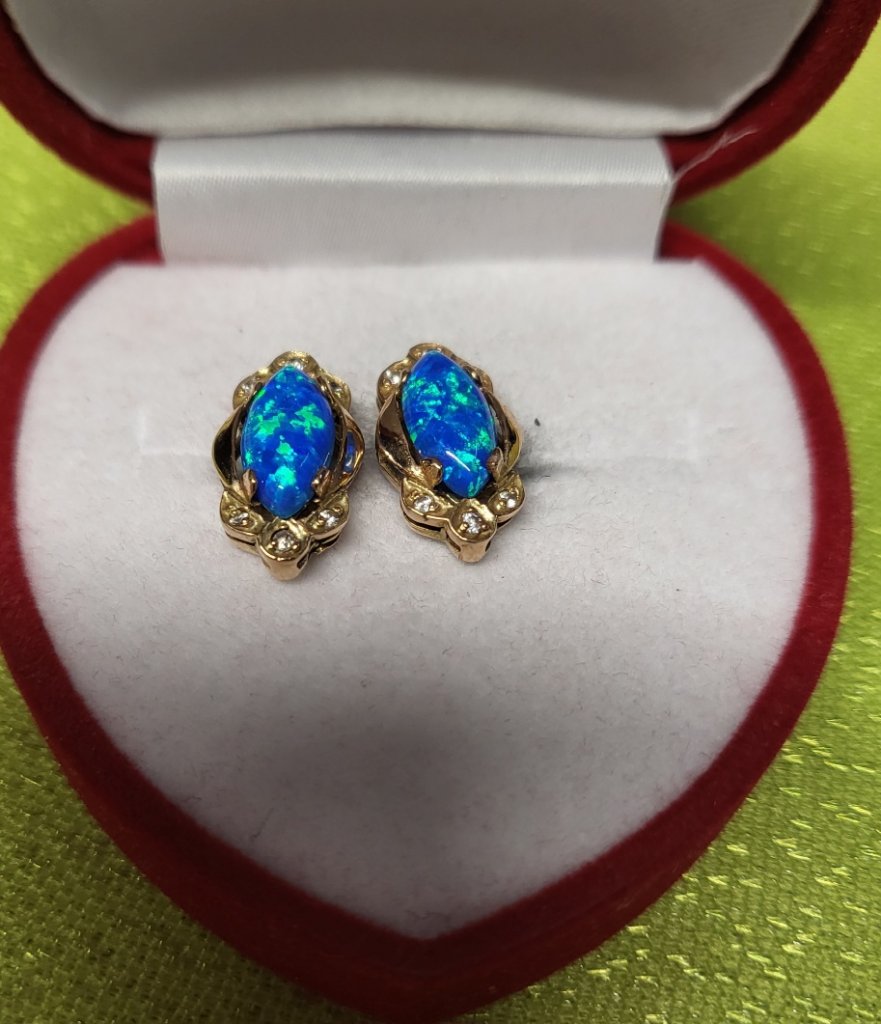 Złote kolczyki 3.7 gram