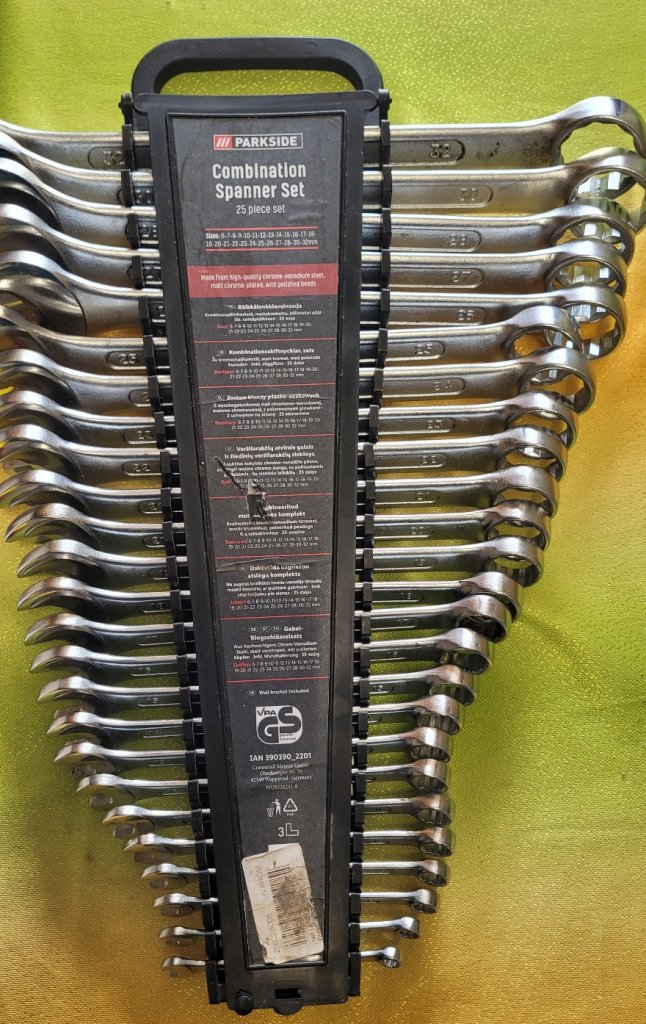 Zestaw kluczy płasko oczkowych Parkside 