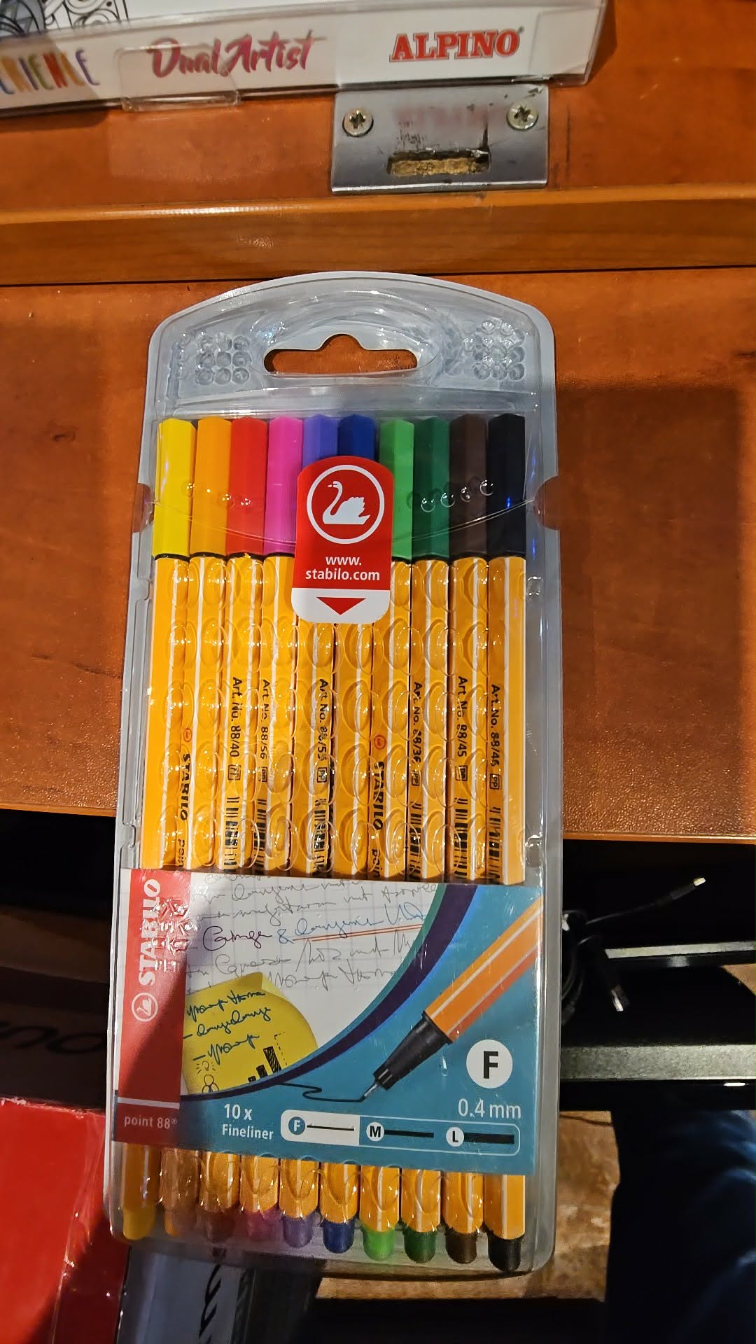 Cienkopisy Stabilo x10szt